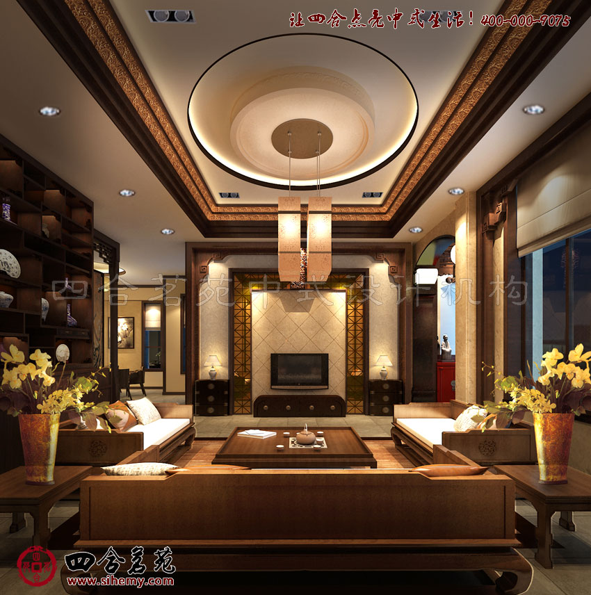 不僅裝飾精美且格局對稱方正 北京四合院裝修設計欣賞學習