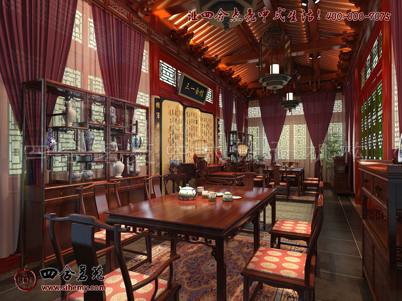 古典與文蘊(yùn)在其中流轉(zhuǎn)體現(xiàn)出非凡品味 四合院休閑會(huì)所
